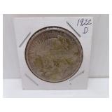 1922D PEACE Silver Dollar
