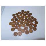 50 Unsearched Wheat Pennies