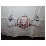 Set of Fancy Work Pillow Cases