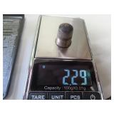 2.29 grams Sterling Silver Thimble by Simon Bros