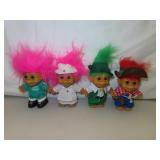 4 Trolls by Russ (5" each)