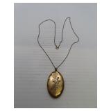 Vintage Locket Signed H.A.&Co on Gold Filled Chain