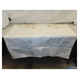 Vintage Fancy Work Pillow Case Set 28" x 20&1/2"