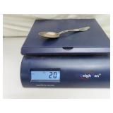 20.16 grams Sterling Silver Souvenir Spoon =
