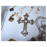Sarah Cov Large Cross Pendant & more (as shown)