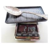 21.48 grams Sterling Silver Souvneir Spoon=County