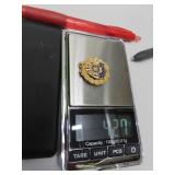 4.27 grams 10K Gold Auxiliary VFW Pinback