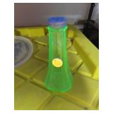 Vintage Green Depression Glass (Princess) Salt