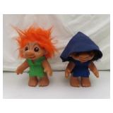 2 Vintage 1977 Thomas Dam Trolls -Denmark 6"