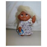 Vintage 1977 Thomas Dam Denmark Troll with Tag 9"