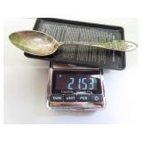 21.53 grams Sterling Silver Souvenir Spoon =