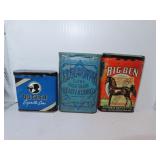 3 Vintage Tobacco Tins