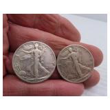 1942 - 1945D Silver Walking Liberty Half Dollar