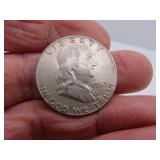 1963D Franklin Silver Half Dollar