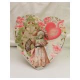 Antique Die Cut Valentine 9&3/8" x 8&3/4"