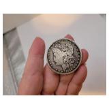 1890 O Morgan Silver Dollar