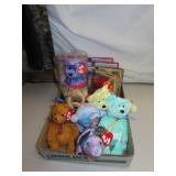 11 Beanie Babies (some new on cards & 1 =