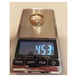 4.53 grams 10K Gold Wedding Band Size 11.5