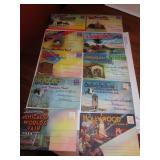 10 Vintage Souvenir Folding Post Cards