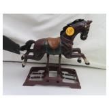 Cast Iron Rocking Horse (works) 9' x 7&3/4'