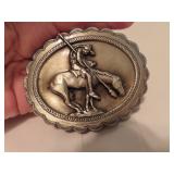 NICE End of the Trail Belt Buckle