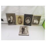 5 Antique Black & White Photos