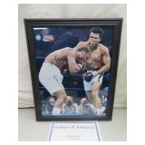 x2 Muhammad Ali & Joe Frazier 8 x 10 Signed