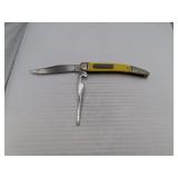 Vintage Western Fishing Knife with Hook Sharpener