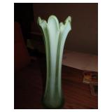 Beautiful Green Opalescent Northwood Thin Tick Rib