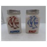 Vintage (Ships - Sailboat) Salt & Pepper Shakers