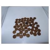 Lot of 50 (1944) Wheat Pennies