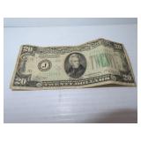 Series 1934 $20.00 Federal Reserve Note