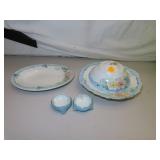 4 Piece Antique Royal Austria China - Butter Dish