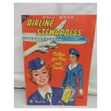 1965 Airline Stewardess Paper Doll Clothes -