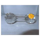 Vintage Cut Crystal Knife Rest