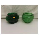 2 Vintage Flower Vases = 5" each