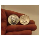 1967 & 1968D (40%) Silver Kennedy Half Dollars
