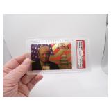 Donald Trump Gold Foil Collectors Card GEM MINT 10