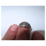 Ornate Ring Signed 925 Size 7