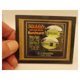 Antique Advertising Magic Lantern Slide -Slidetite