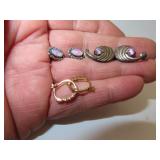 3 Pair Pierced Earrings