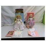 2 Goebel Dolls by Bette Ball = 9&1/2"