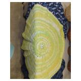 3 Hand Crocheted Afghan Table Covers?  = 41&1/2"