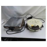 2 Vintage Waffle Makers = Sunbeam & ToastMaster