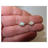 Ornate 925 Silver Pierced Earrings