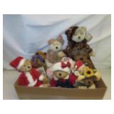 11 Boyds Bears & 1 Fiesta - Tallest = 13"