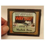 Antique Advertising Magic Lantern Slide =