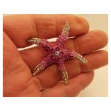 Starfish Brooch Pin (Betsey Johnson?)