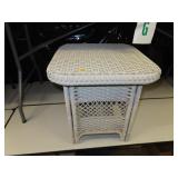 NO SHIPPING - Wicker Style (Vinyl) Outdoor Table =