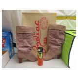 Vintage Zodiac Ladies Boots Size 8M -NICE